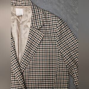 ·H&M Plaid Jacket, Size 6